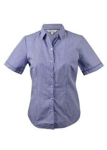 Aussie Pacific Ladies Epsom Short Sleeve Shirt 2907S Corporate Wear Aussie Pacific Mauve 4